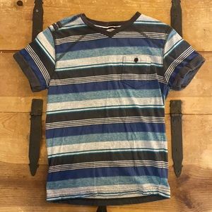 Distortion Boys Multicolored Striped Tee Shirt